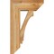 Ekena Millwork Imperial Slat Rough Sawn Bracket w/ Offset Brace, Western Red Cedar, 8"W x 20"D x 32"H BKT0806X20X32IMP06RWR - alternate 4